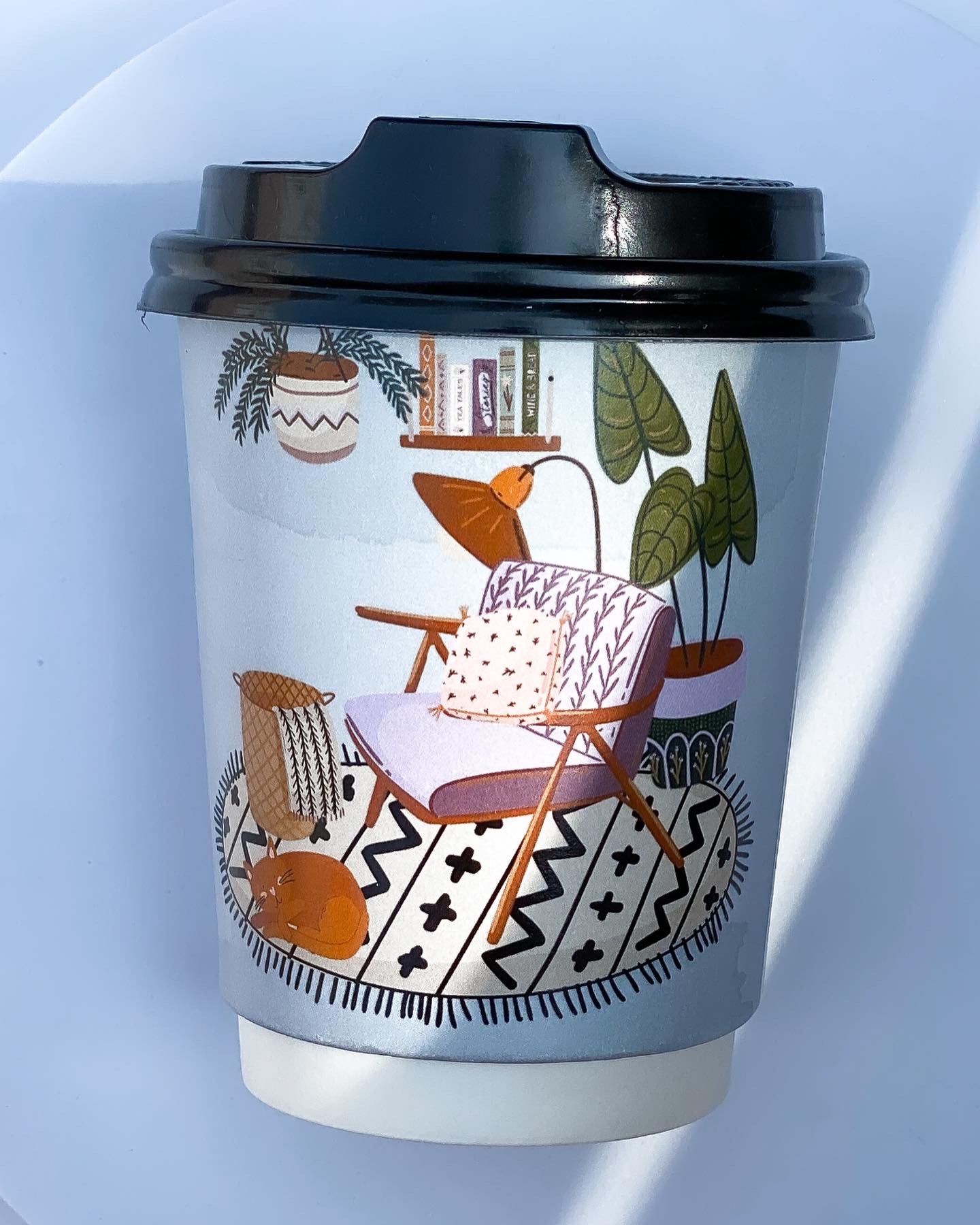 25 Paper Cups-Mix Design-8oz